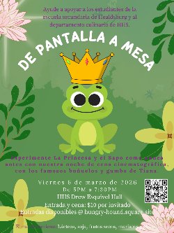 Screen-to-Table Flyer in Spanish